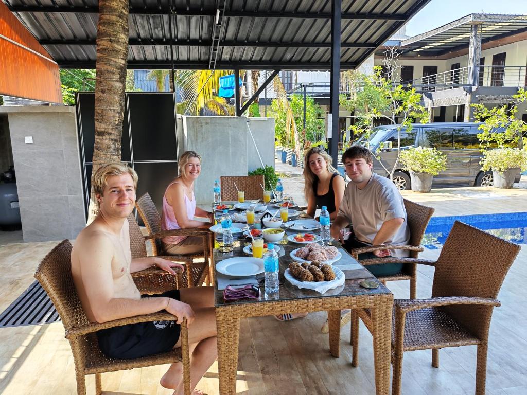 Guests at the long table